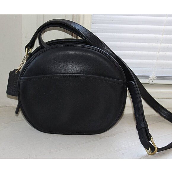 Coach Handbags - Coach Vintage - Canteen Bag 9982 (Mini Chester) - Black, USA - Numeric Serial